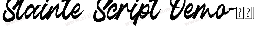 Slainte Script Demo字体转换